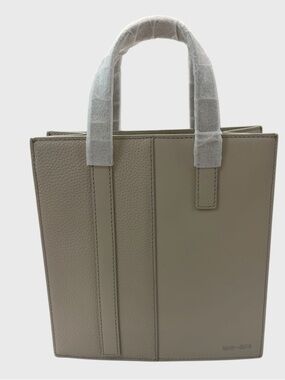 WE-AR4 NEW Tan Leather Small Tote with Detachable Crossbody Strap